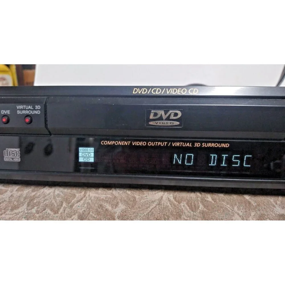Sony CD/DVD Player DVP-S560D Dolby Digital 5.1 Output Tested WORKS No Remote